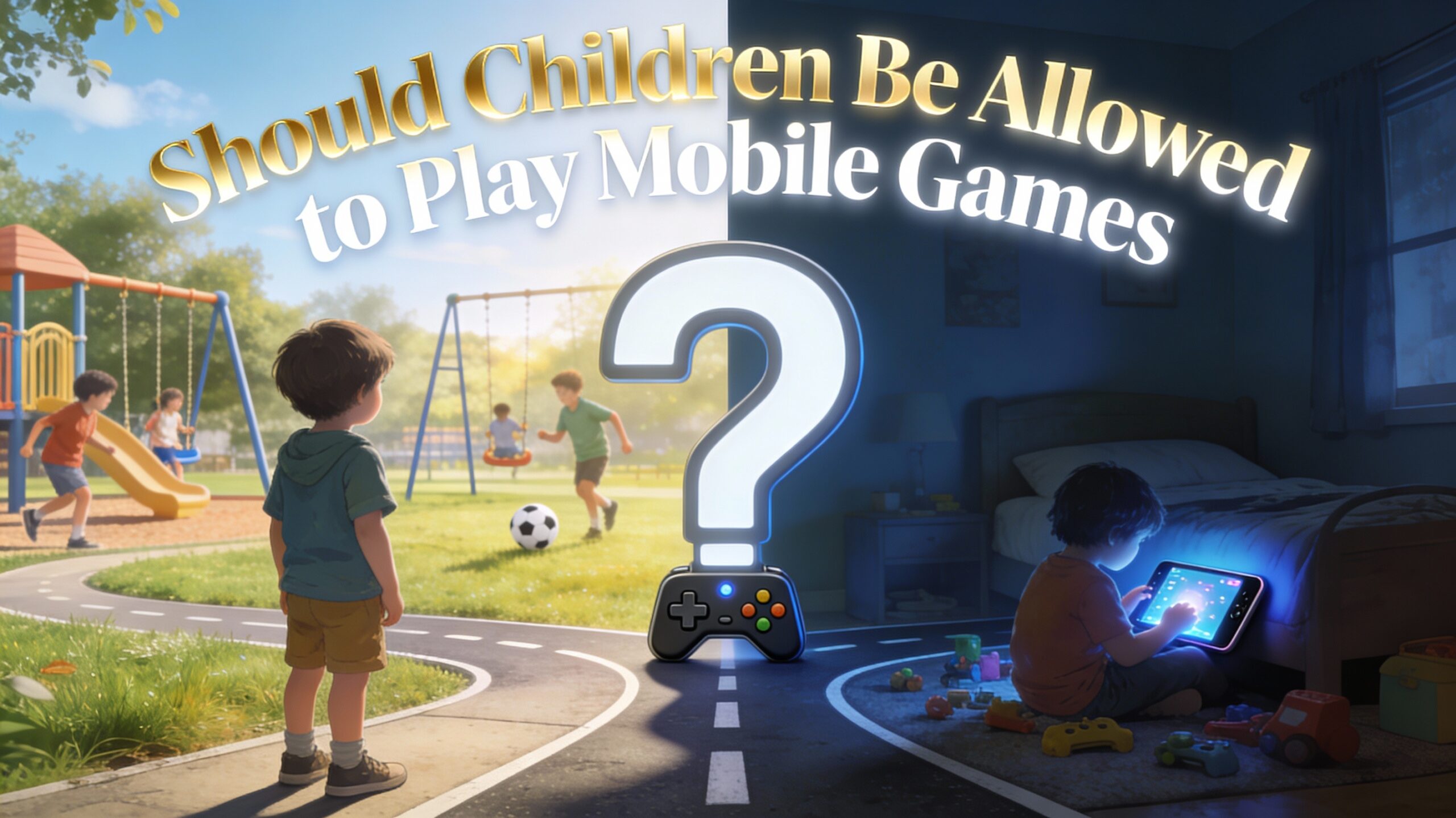 Should children be allowed to play mobile games?